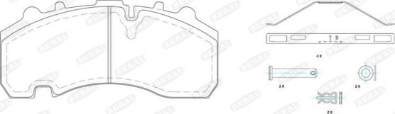 Beral 2916730004145754 - Kit de plaquettes de frein, frein à disque cwaw.fr