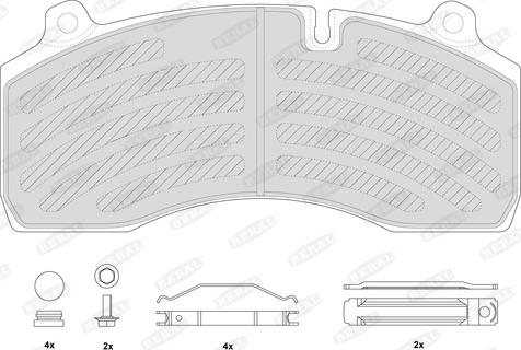 Beral 2918130004145814 - Kit de plaquettes de frein, frein à disque cwaw.fr