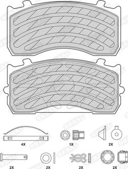 Beral 2918327004145503 - Kit de plaquettes de frein, frein à disque cwaw.fr