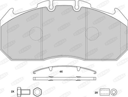 Beral 2913130004195724 - Kit de plaquettes de frein, frein à disque cwaw.fr