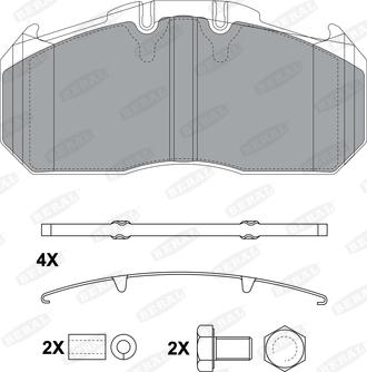 Beral 2913130004145674 - Kit de plaquettes de frein, frein à disque cwaw.fr