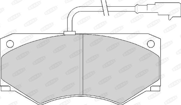 Beral 2913818004134753 - Kit de plaquettes de frein, frein à disque cwaw.fr