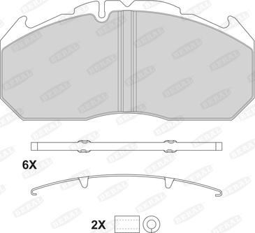 Beral 2921028004145674 - Kit de plaquettes de frein, frein à disque cwaw.fr