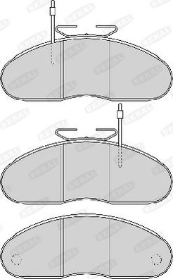 Beral 2098417004117085 - Kit de plaquettes de frein, frein à disque cwaw.fr