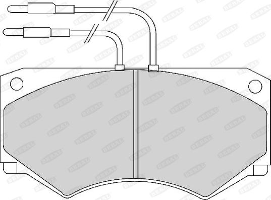 Beral 2100618004117213 - Kit de plaquettes de frein, frein à disque cwaw.fr