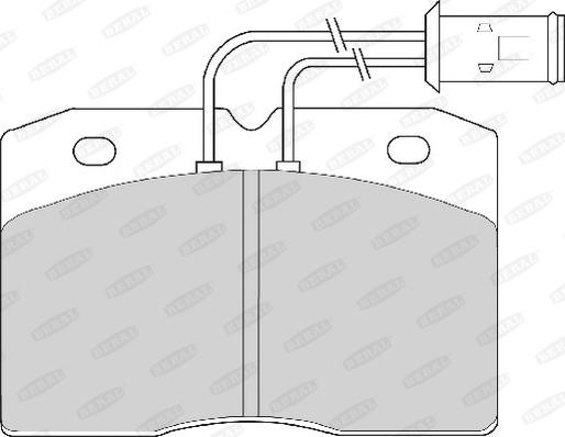 Beral 2118818304045083 - Kit de plaquettes de frein, frein à disque cwaw.fr