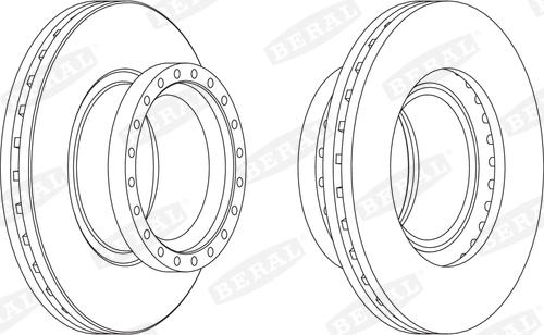 Beral BCR157A - Disque de frein cwaw.fr