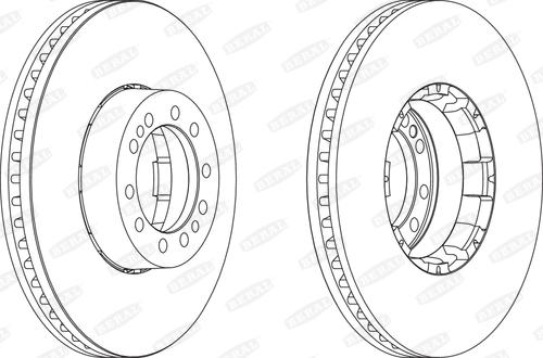 Beral BCR134A - Disque de frein cwaw.fr