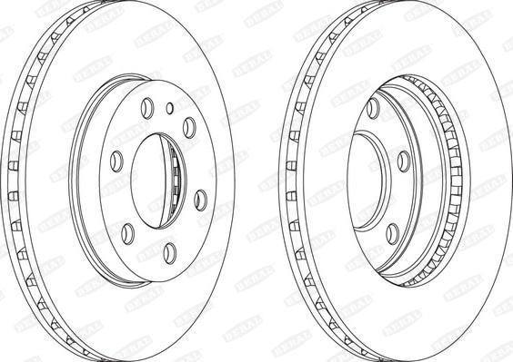 Beral BCR314A - Disque de frein cwaw.fr