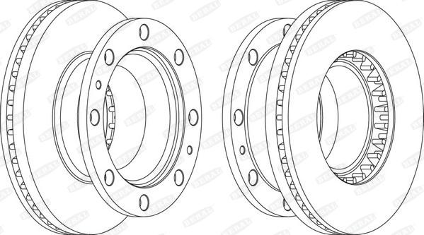 Beral BCR248A - Disque de frein cwaw.fr