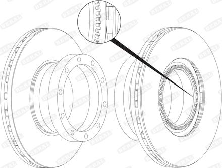 Beral BCR258A - Disque de frein cwaw.fr