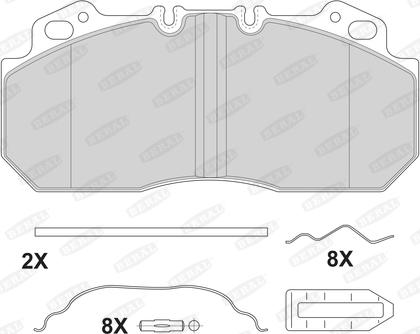 Beral BCV29090BK - Kit de plaquettes de frein, frein à disque cwaw.fr