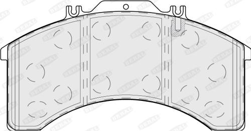 Beral BCV29011T - Kit de plaquettes de frein, frein à disque cwaw.fr