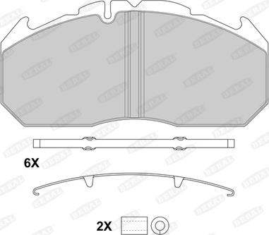 Beral BCV29030BK - Kit de plaquettes de frein, frein à disque cwaw.fr