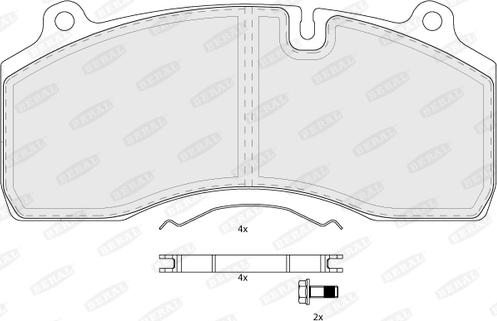 Beral BCV29181TK - Kit de plaquettes de frein, frein à disque cwaw.fr