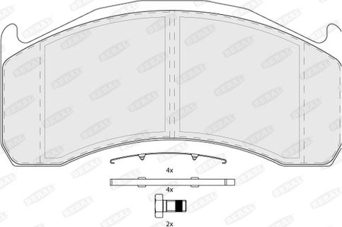 Beral BCV29137TK - Kit de plaquettes de frein, frein à disque cwaw.fr