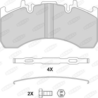 Beral BCV29177TK - Kit de plaquettes de frein, frein à disque cwaw.fr