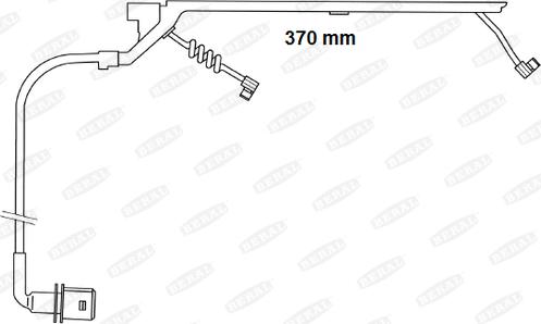 Beral FAI169 - Contact d'avertissement, usure des plaquettes de frein cwaw.fr