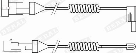 Beral FAI105 - Contact d'avertissement, usure des plaquettes de frein cwaw.fr