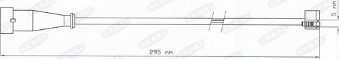 Beral FAI115 - Contact d'avertissement, usure des plaquettes de frein cwaw.fr