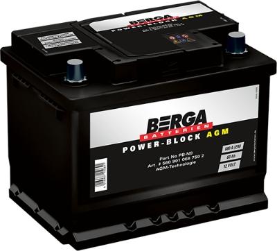 BERGA 5609010687502 - Batterie de démarrage cwaw.fr