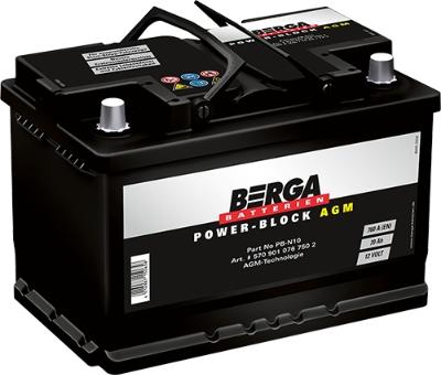 BERGA 5709010767502 - Batterie de démarrage cwaw.fr