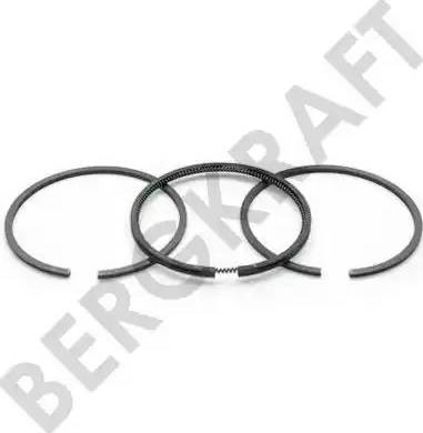 BergKraft BK8505120 - Jeu de segments de piston, cwaw.fr