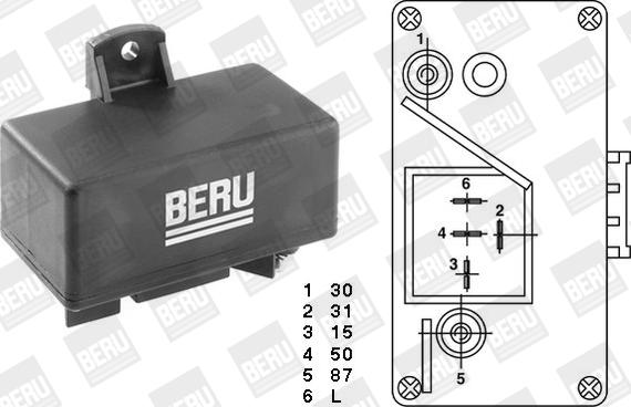 BorgWarner (BERU) GR066 - Temporisateur de préchauffage cwaw.fr