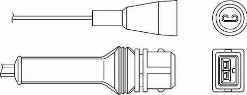 BorgWarner (BERU) OZH044 - Sonde lambda cwaw.fr