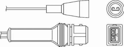 BorgWarner (BERU) OZH046 - Sonde lambda cwaw.fr