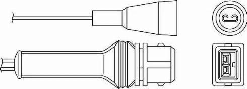 BorgWarner (BERU) OZH017 - Sonde lambda cwaw.fr