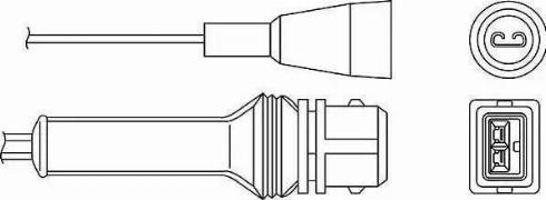 BorgWarner (BERU) OZH037 - Sonde lambda cwaw.fr