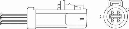 BorgWarner (BERU) OZH176 - Sonde lambda cwaw.fr