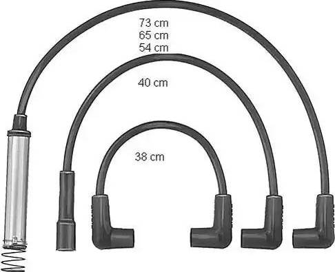 BorgWarner (BERU) ZEF581 - Kit de câbles d'allumage cwaw.fr