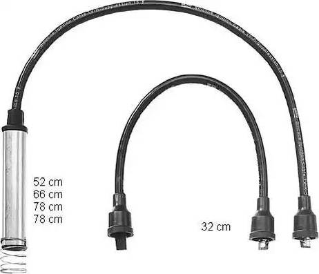 BorgWarner (BERU) ZEF1093 - Kit de câbles d'allumage cwaw.fr