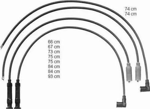 BorgWarner (BERU) ZEF1006 - Kit de câbles d'allumage cwaw.fr