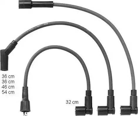 BorgWarner (BERU) ZEF1007 - Kit de câbles d'allumage cwaw.fr