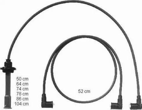 BorgWarner (BERU) ZEF1036 - Kit de câbles d'allumage cwaw.fr