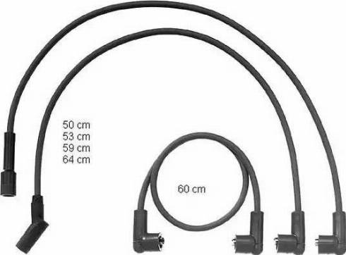 BorgWarner (BERU) ZEF1029 - Kit de câbles d'allumage cwaw.fr