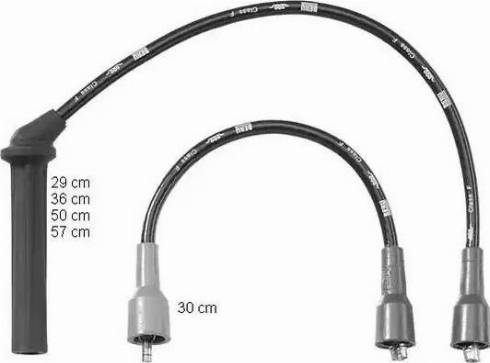 BorgWarner (BERU) ZEF1168 - Kit de câbles d'allumage cwaw.fr