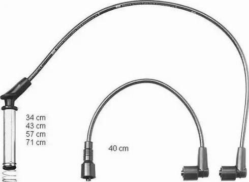BorgWarner (BERU) ZEF1118 - Kit de câbles d'allumage cwaw.fr