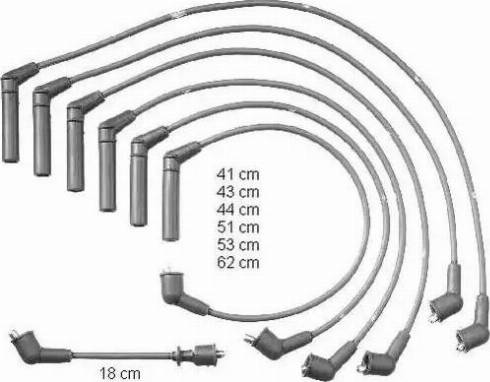 BorgWarner (BERU) ZEF1328 - Kit de câbles d'allumage cwaw.fr