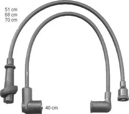 BorgWarner (BERU) ZEF1269 - Kit de câbles d'allumage cwaw.fr