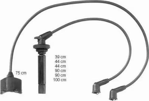 BorgWarner (BERU) ZEF844 - Kit de câbles d'allumage cwaw.fr