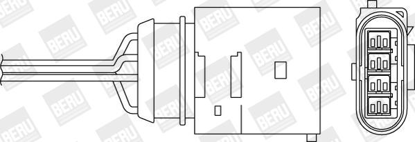 BERU by DRiV OPH093 - Sonde lambda cwaw.fr