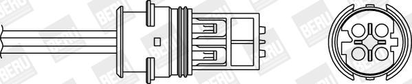 BERU by DRiV OPH044 - Sonde lambda cwaw.fr