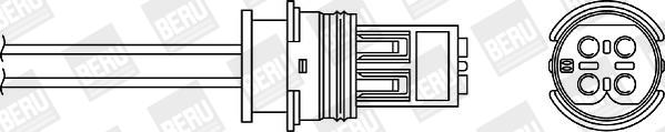 BERU by DRiV OPH038 - Sonde lambda cwaw.fr