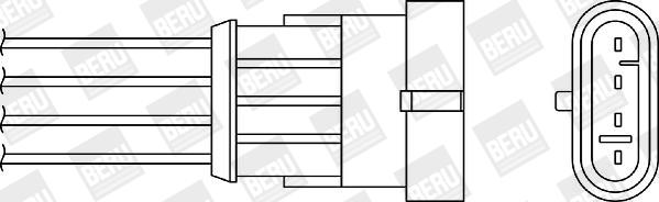 BERU by DRiV OZH064 - Sonde lambda cwaw.fr