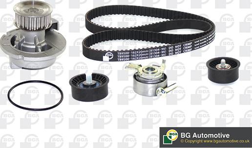 BGA TB9500CPK-2 - Pompe à eau + kit de courroie de distribution cwaw.fr