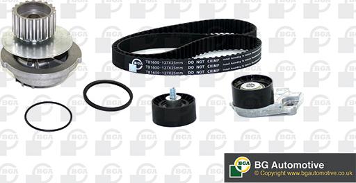 BGA TB1600CPK-1 - Pompe à eau + kit de courroie de distribution cwaw.fr